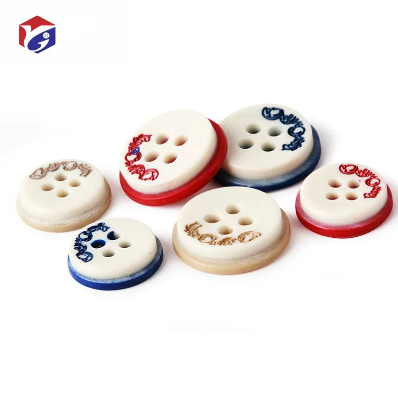 Manufacture Resin Buttons Assorted Colors and Shapes Buttons for DIY Crafts Sewing Decorations 2 Holes and 4 Holes