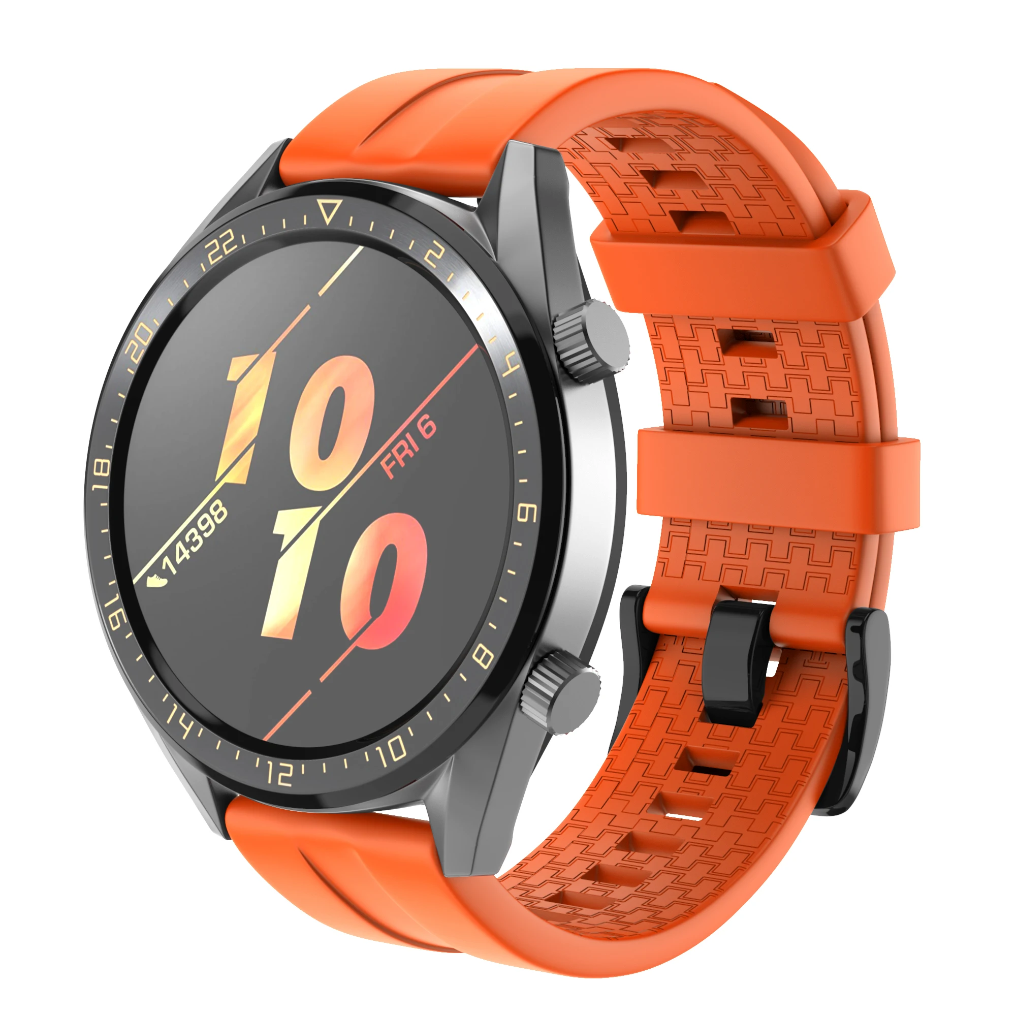 Premium 22mm Luxury Smart Watch Band Waterproofing Breathable Silicone Rubber Straps forSamsung Galaxy S3 46mm