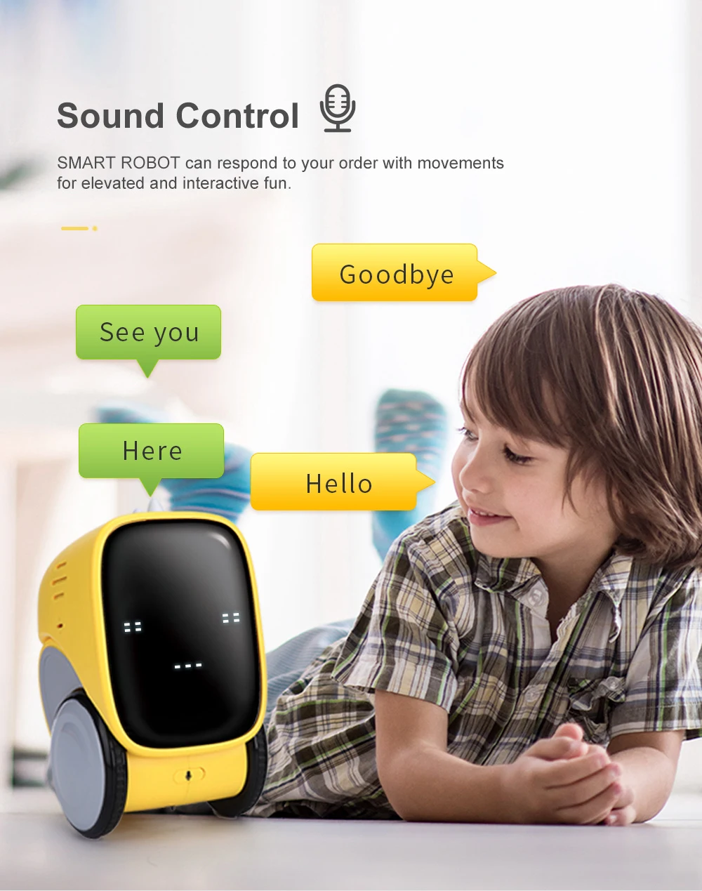 2019 Hot JJRC R16 Robot Intelligent Touch Robot Multi-function Mini Smart Robot Music Dance Christmas Gift