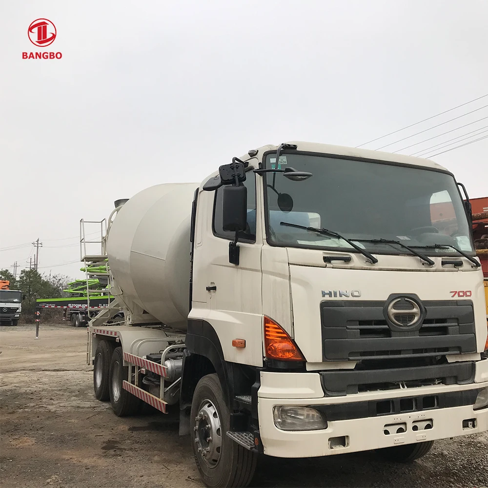 Zoomlion 10M3 hino 700 грузовик б/у небольшие бетономешалки для