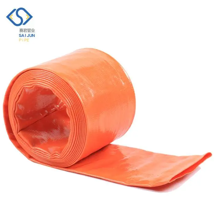 lay flat pipe rubber water garden hose pipes lay flat