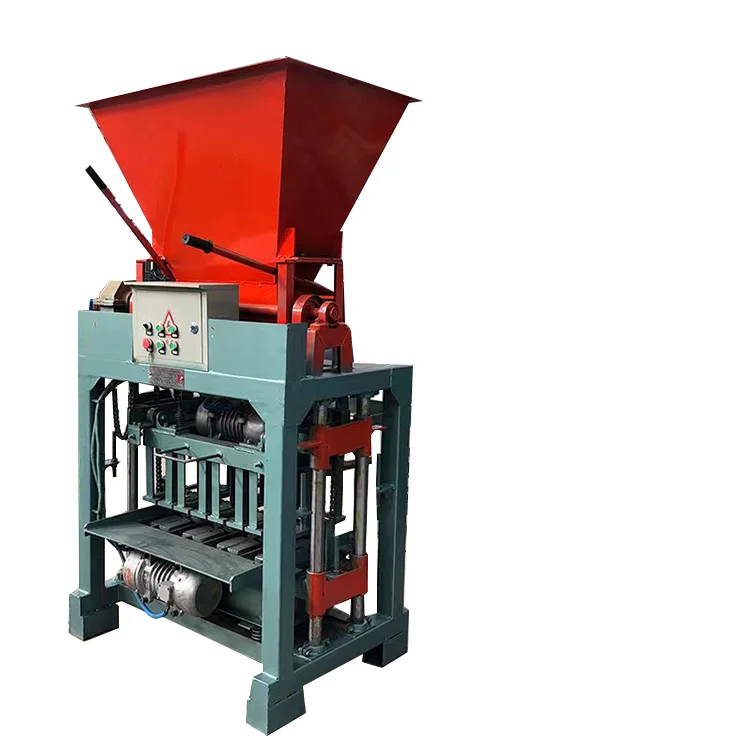 Manual Block Used Cement Soil Machinery Industrial Lowest Sand Hollow Brick Making Machine India Price