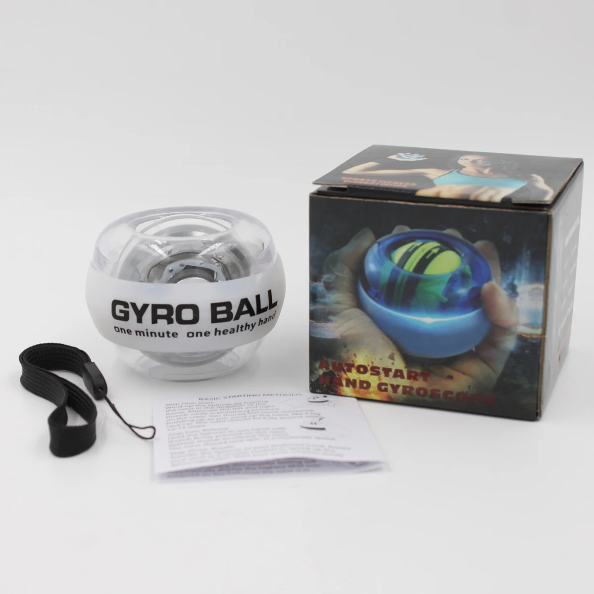 New Product LED Fitness Force Trainer Autostart Wrist Power Gyro Ball for Arm Strength Training