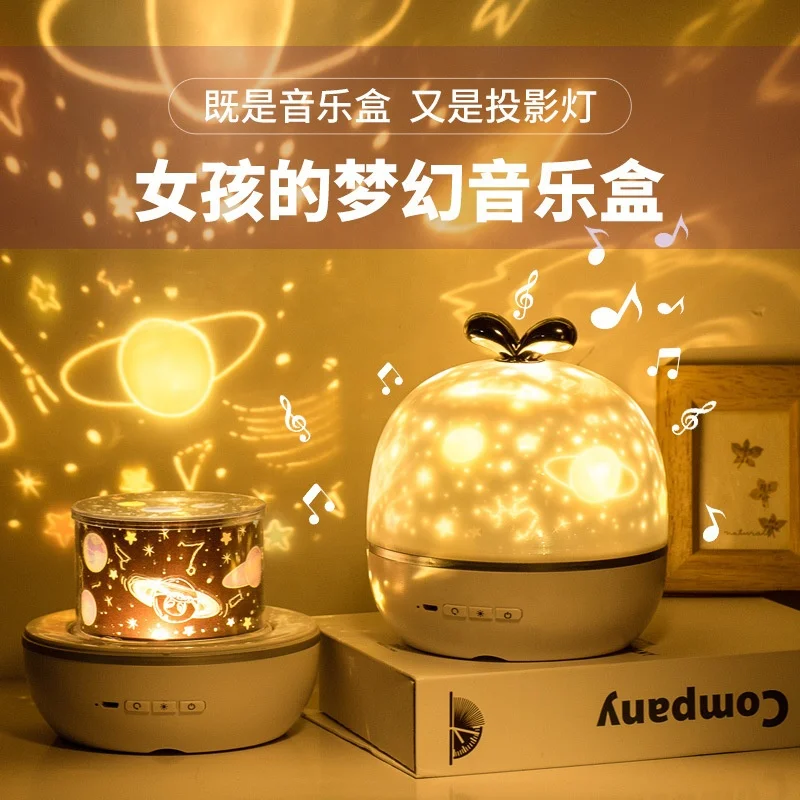 Best Selling Blue Grass Projector Night Light Usb Charging Starry Sky Led Night Light Projector