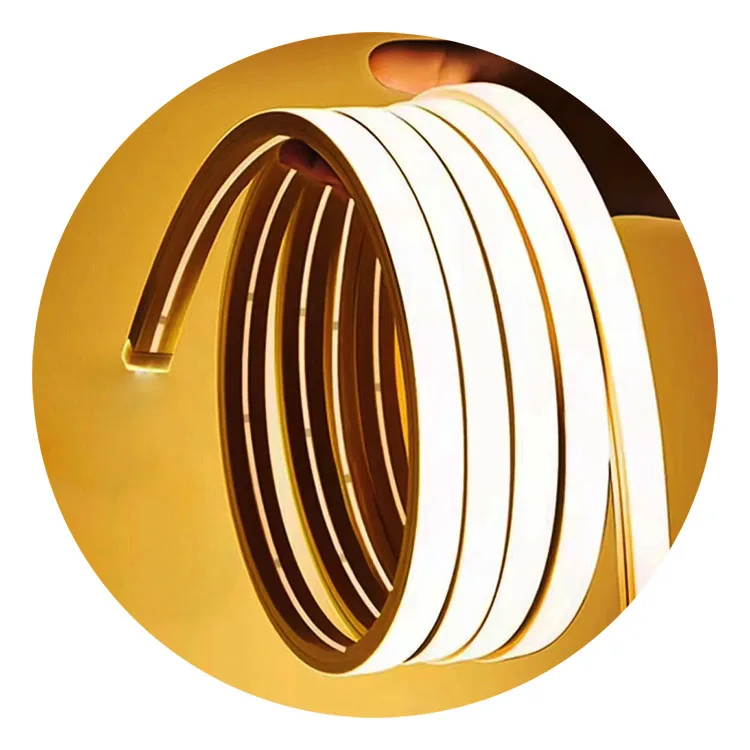 linear waterproof IP67 20x10mm silicone diffuse DC24V 5cm cuttable smd2835 120leds flexible led neon for home lighting