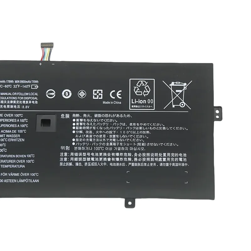Laptop Rechargeable Batteries L15M4P23 For Lenovo Yoga 5 Pro 910-13IKB Series L15C4P23 Li-ion Notebook Battery 78Wh Capacity