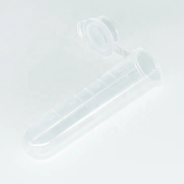 Лидер продаж Высококачественная центрифужная трубка с круглым дном тестовая трубка-Центрифуга 5 мл прозрачной