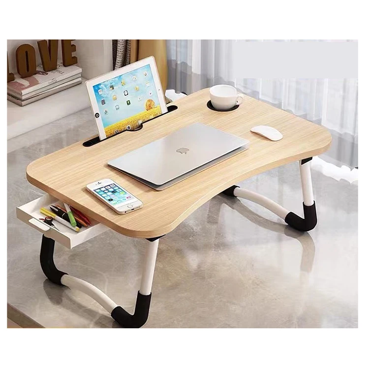 free sample new adjustable height design outdoor folding office study mini computer desktop laptop table with black