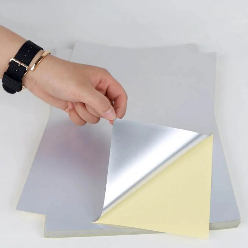 China label manufacturer oem glossy sticker self adhesive inkjet paper stickers label 230g for laser inkjet printer