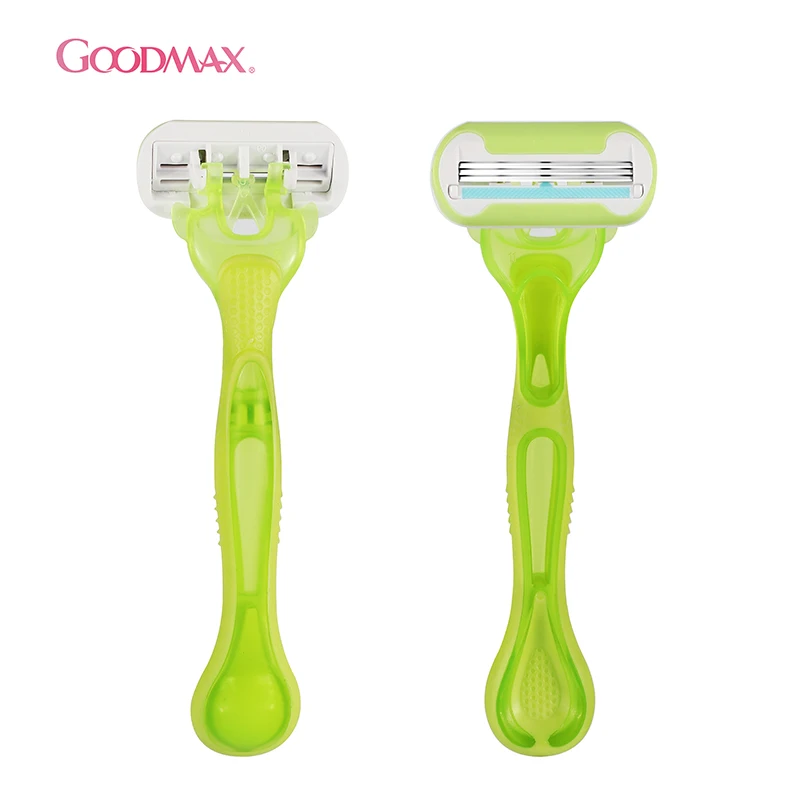 GOODMAX Customization Wholesale Triple Blade Razor for Lady 3 blade Shaving Razor for Women