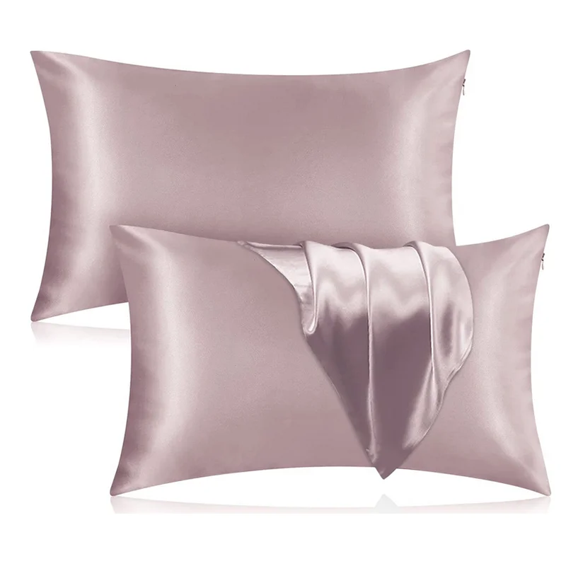 Custom Wholesale Soft Both Side Pure Silk Pillow Cover 25 Momme 100 mulberry silk pillowcase