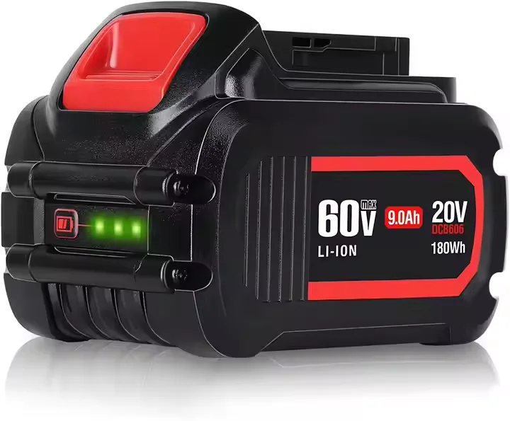 DCB606 20V 9ah 60V 20V/60V 9Ah/3AH литиевая батарея Электроинструмент совместимый DCB612 DCB609 DCB204 беспроводной электроинструмент