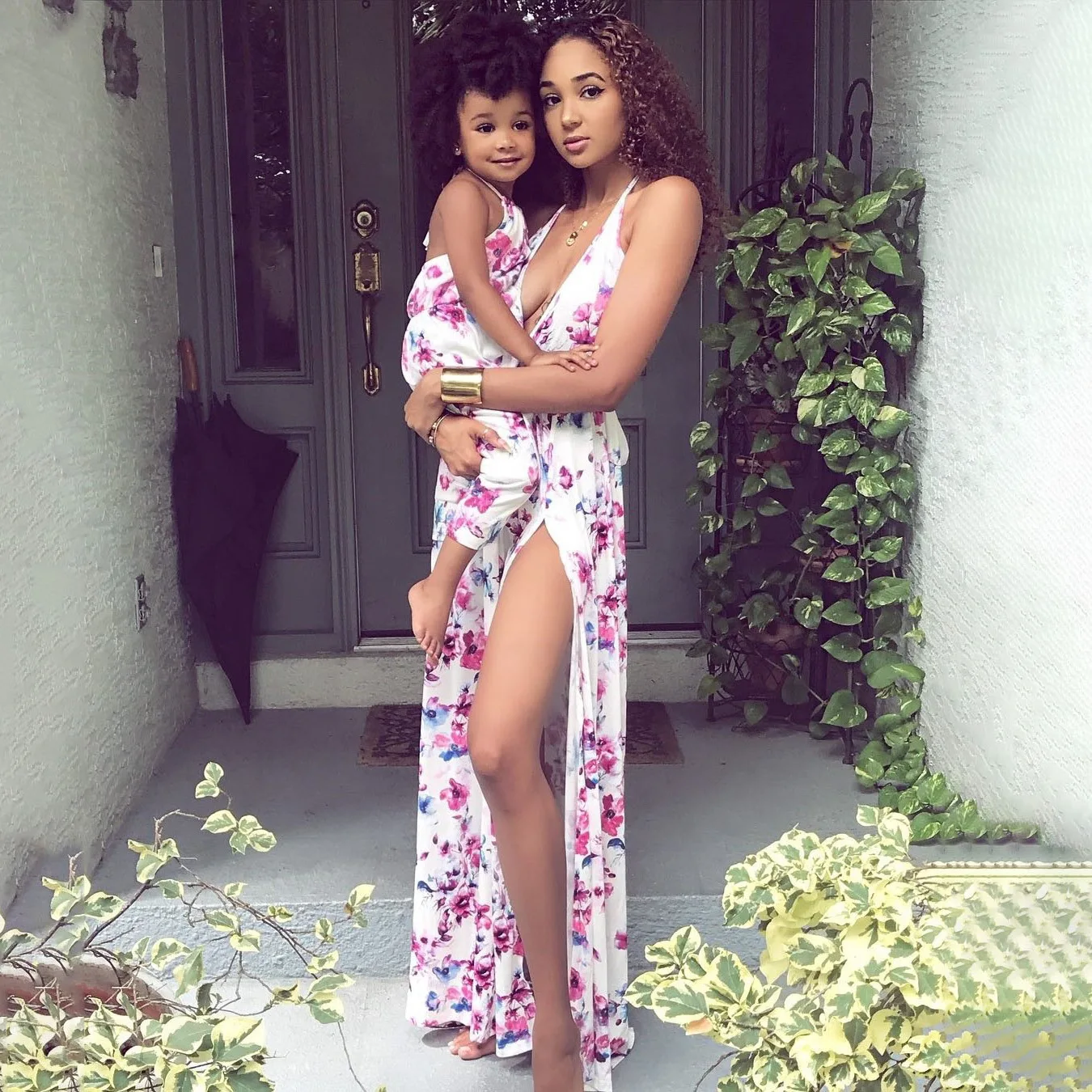 
Mother Daughter Matching Dresses Mommy and Me Outfits 