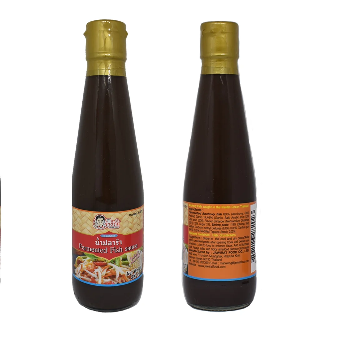 JawiratFood The Premium Product of Fermented Fish Sauce E-san Zabx2 from Thailand
