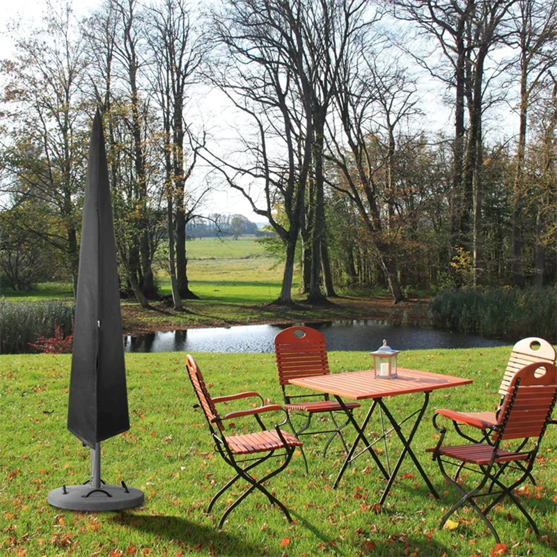 Professional cantilever umbrella plastic cover made in China