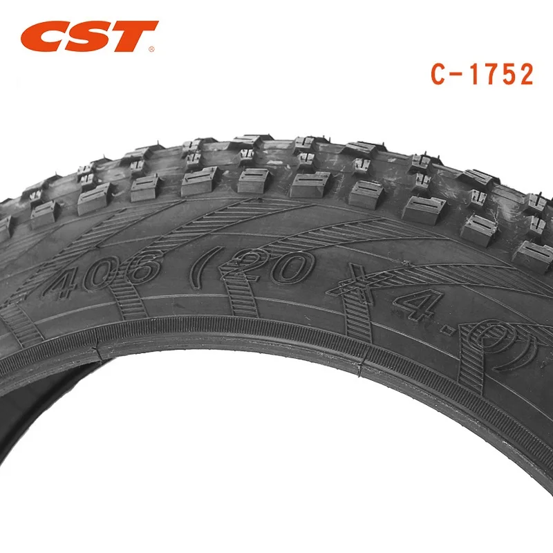 CST C1752 Snow Bike/ATV/Fat Bike Tire 20X2.4/20X4.0/24X2.4/24X4.0/26X2.25/4.0/4.8 27X2.4 30PSI Fat Bike Tire