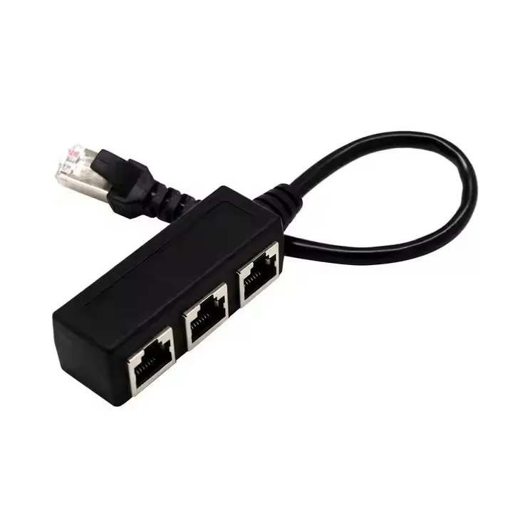 RJ45 Ethernet 1-3 порта LAN Splitter адаптер Кабельные сетевые разъемы