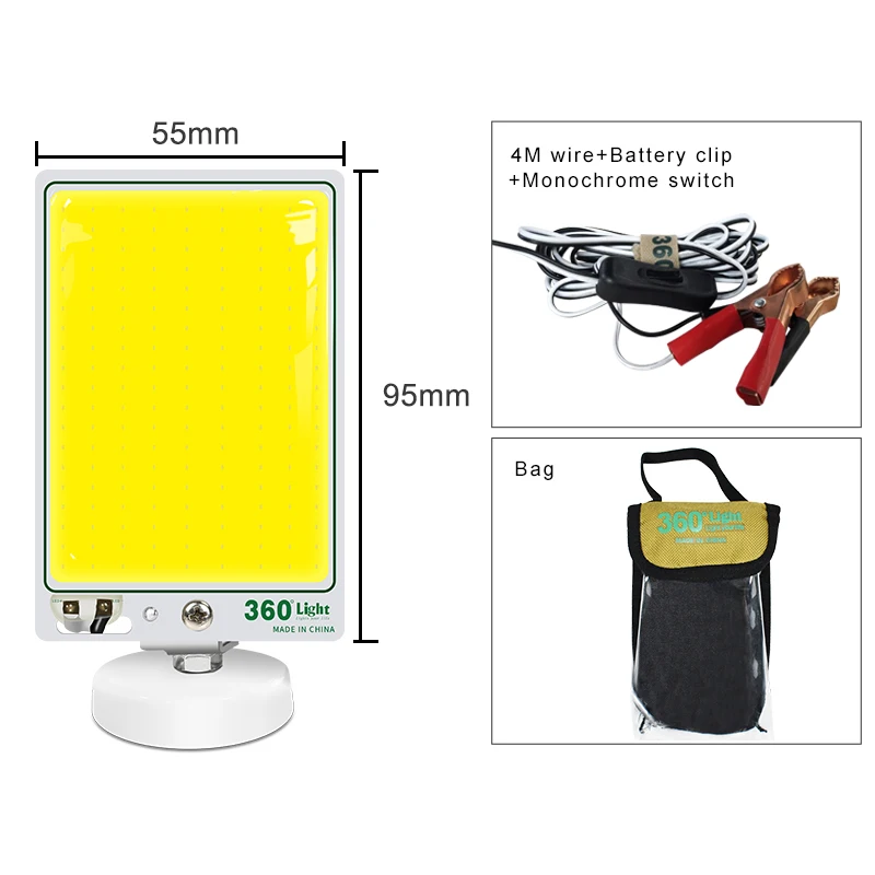 Tawa Super Bright  12 volt Small Led Lampe Camping Light Outdoor Camp with Hanging Protective Bag RTS