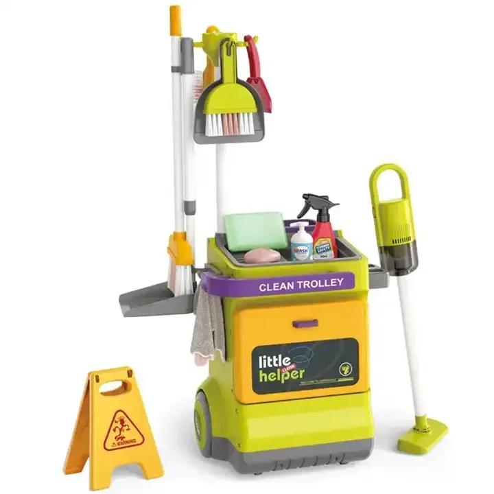 2023 Best Selling Learning Kids Cleaning Set for Toddlers Kids Cleaning Toys Housekeeping Play Sets