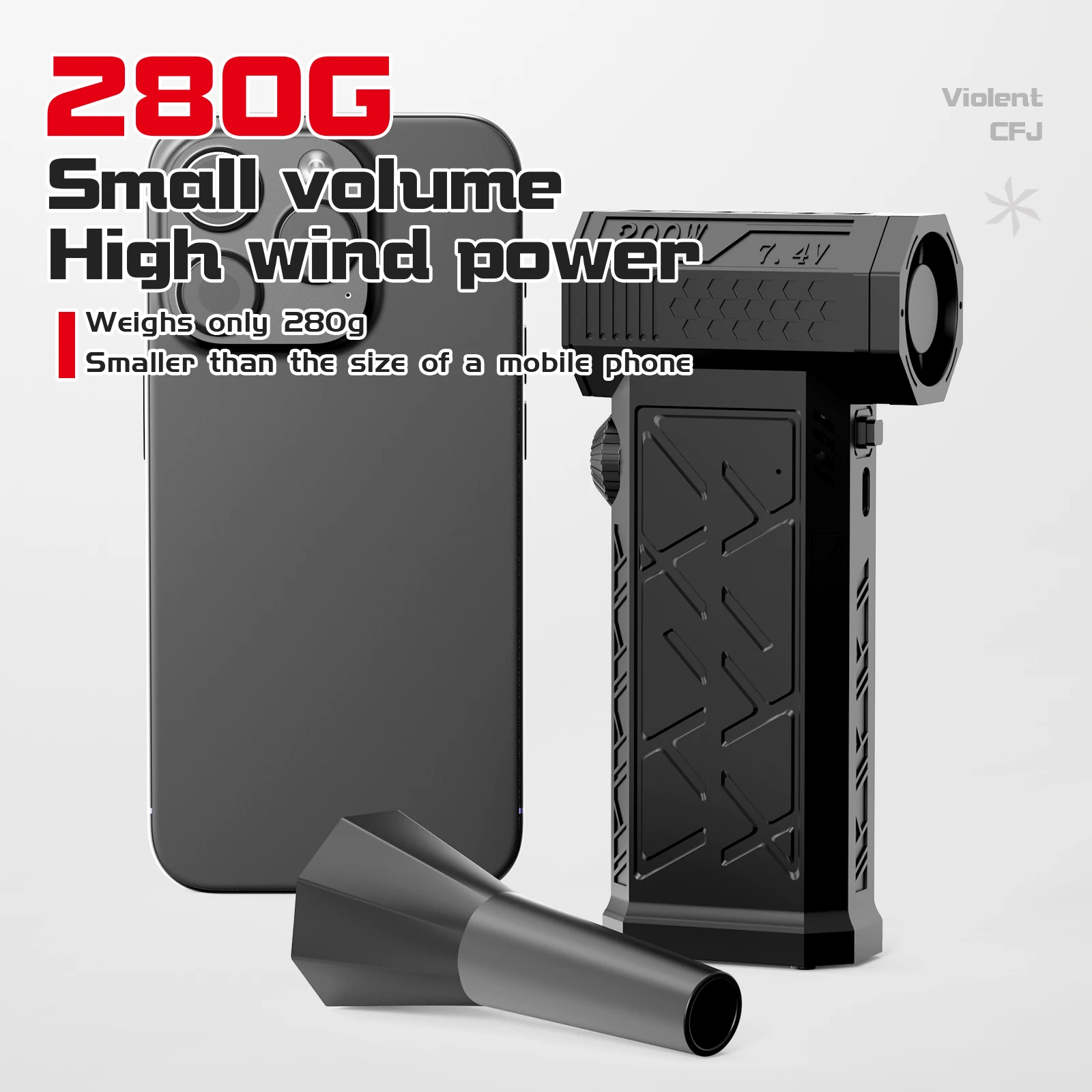 Portable Rechargeable Jet Fan Blower 130000 RPM Electric Dust Blower For Computer Keyboard Cleaning Jet Fan Mini Blower