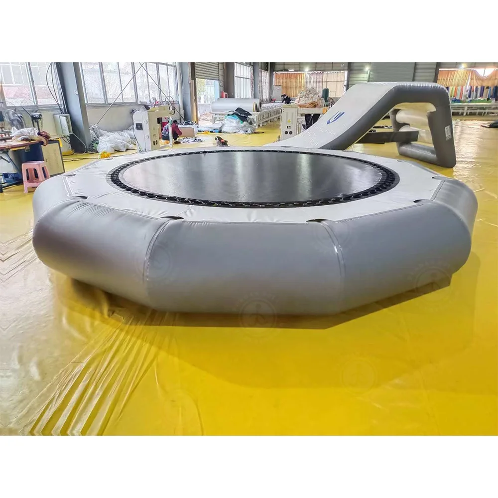 Floating Water Air Jumping Trampoline Inflatable Water Trampoline For Kids And Adults