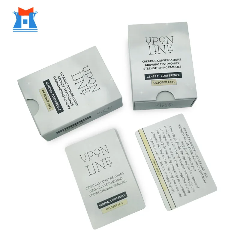 Free Sample Custom Printing Kid Educational Flash Cards/Cognitive Cards Custom Famous Quotes With Custom Flash Card Box