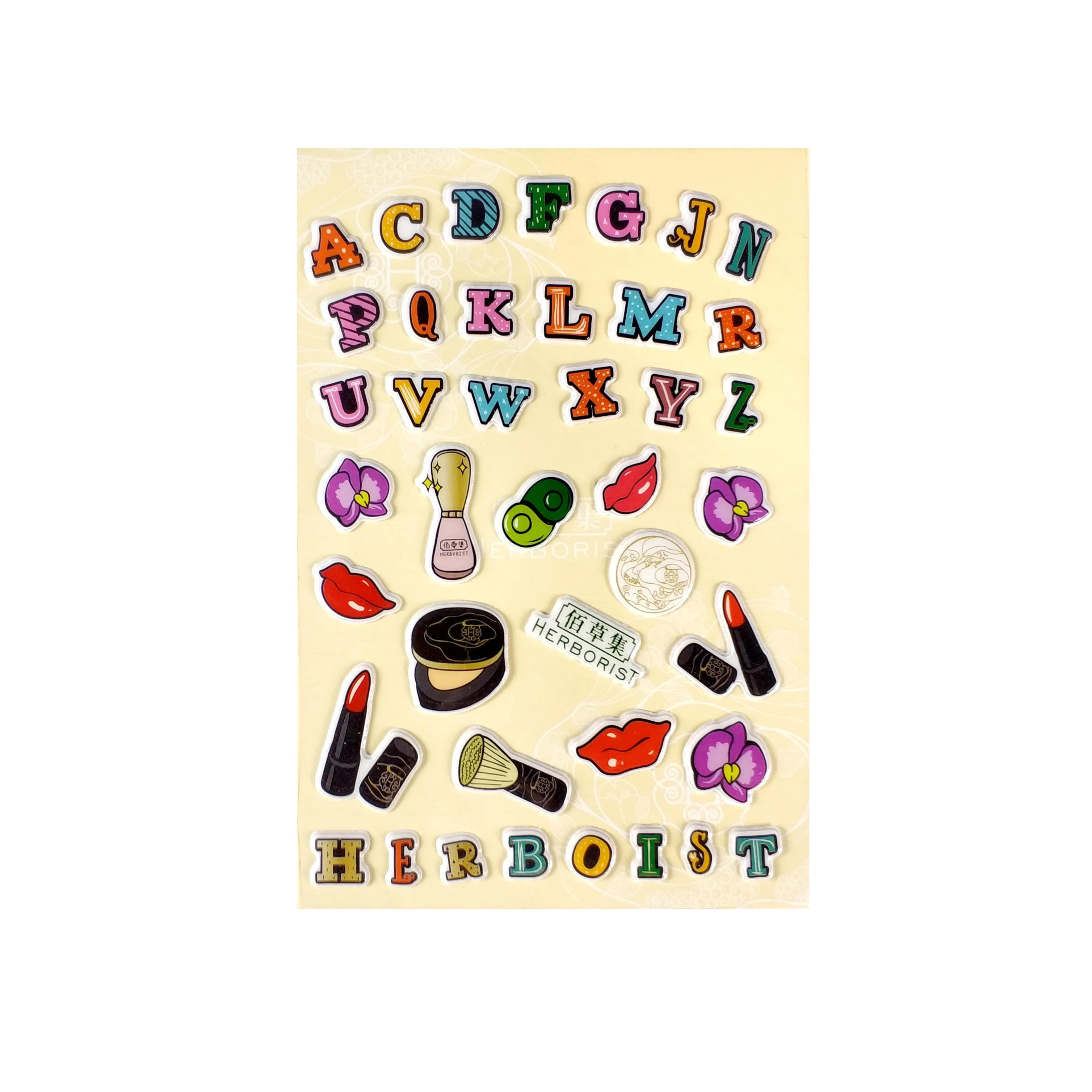 Custom printing Adhesive PVC Label Sticker with custom logo paper stickers