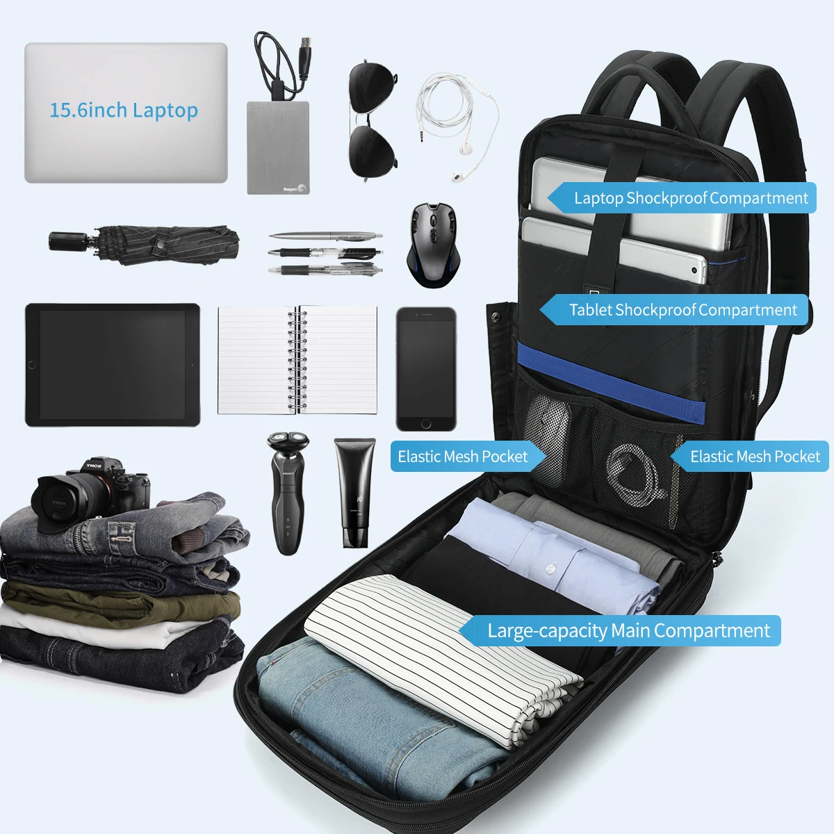 Tigernu T-B9152 new design school travel laptop backpack mochilas escolares other backpack