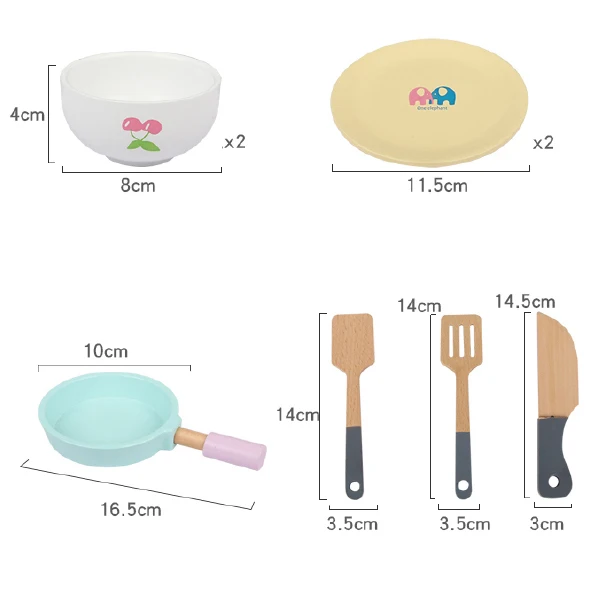 WD19033 Customized Luxury Unique Style Children Play White Big Wooden Kitchen Set Toy For Kids 3+