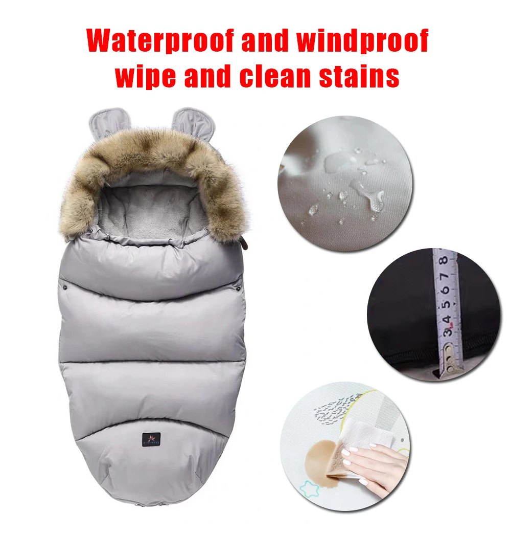 
Uppababy Pram sheepskin footmuff Wholesale Swedish baby stroller footmuff 