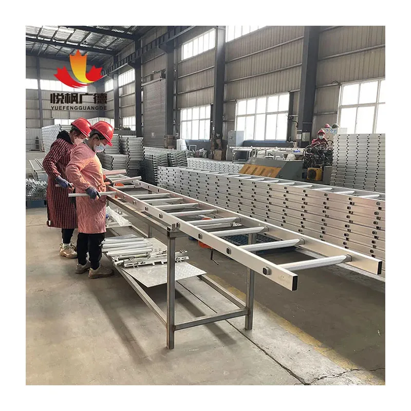 High Quality  20 Meter  Maintenance Ladder Vertical  7 Step Step  Aluminum Ladder