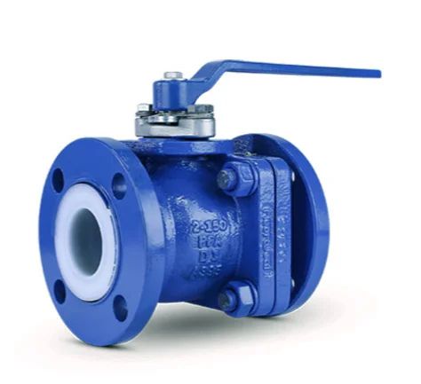 2024 Hot Sale PTFE/PFA/FEP Lined Ball Valve with API608 Design Standard driving for manual worm pneumatic and electric
