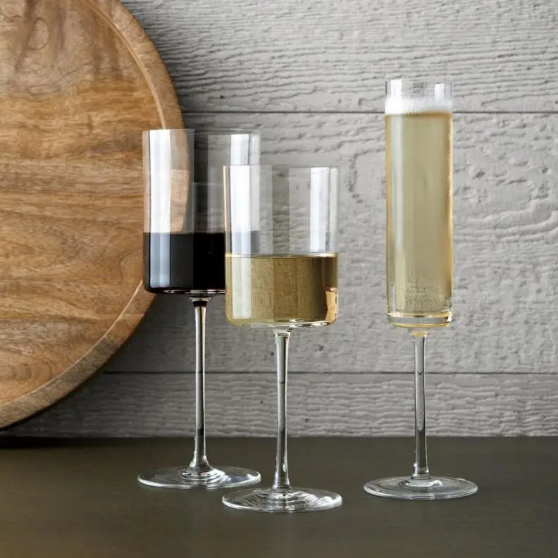 Novelty Unique Creative Sparkling Led Glitter Wine Glasses