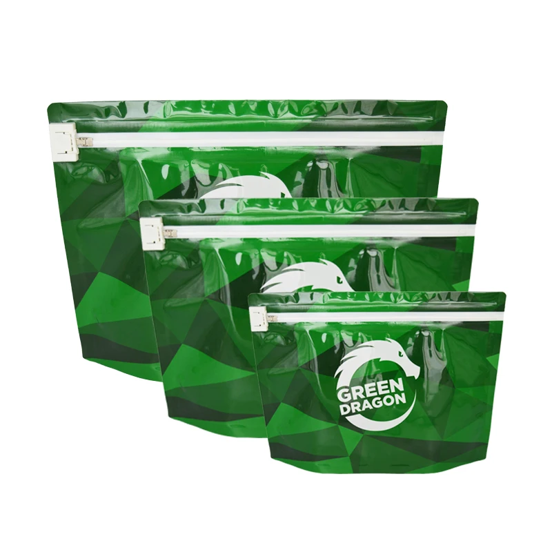 Child Resistant/ Custom Printed Child Proof Smell Proof Mylar Zipper Pouch Bag