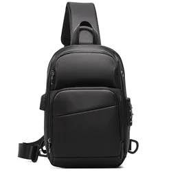 2022 роскошная мужская нагрудная сумка через плечо с защитой от кражи