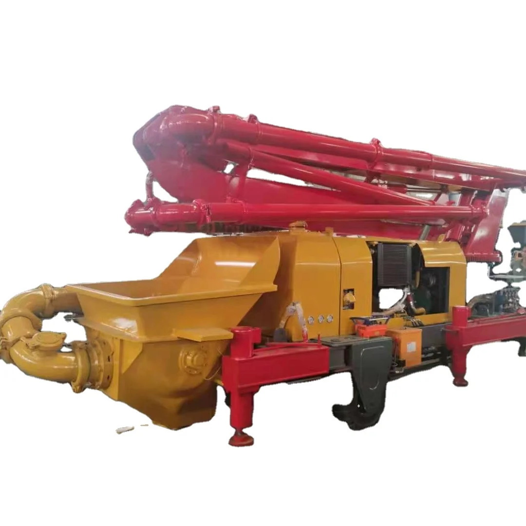 Factory price hot products Changsha of China  concrete trailer boom pump cement boom pump