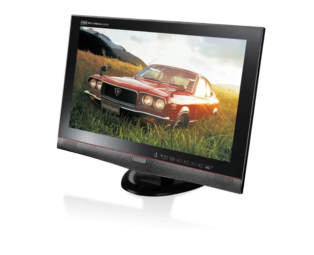 17,3 дюймов черный портативный телевизор Портативный Мини ТВ плеер аналоговый ТВ