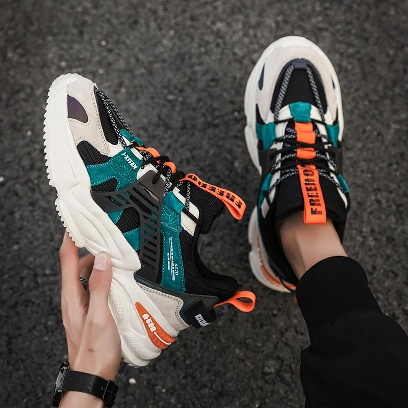 MNV Hot sale Fashion Luxury Sneakers Flat Light Weigh Men Sport Shoes Famous Brand Male Breathable Sneakers Manufacturers