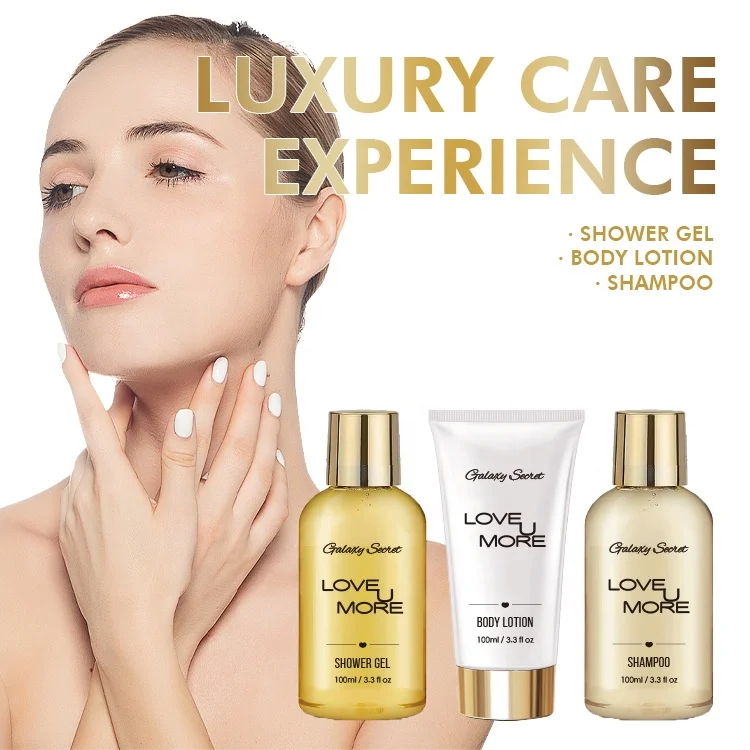 OEM Wholesale Shower Gel Shampoo Body Lotion Cleansing Aromatic Moisturizing Nourishing Body Care Gift Set
