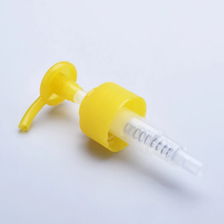 Hot sale bottle use yellow plastic screw hand wash plastic lotion pumps