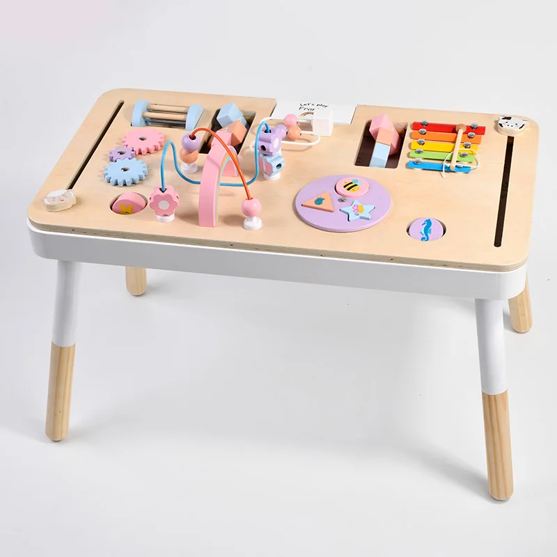 Wooden Multi-functional Musical Instrument Toys Kids Early Learning Music Boards Educational Toys for Children Toddlers