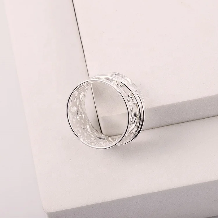 925 sterling silver fidget spinner rings india spinning ring wholesale