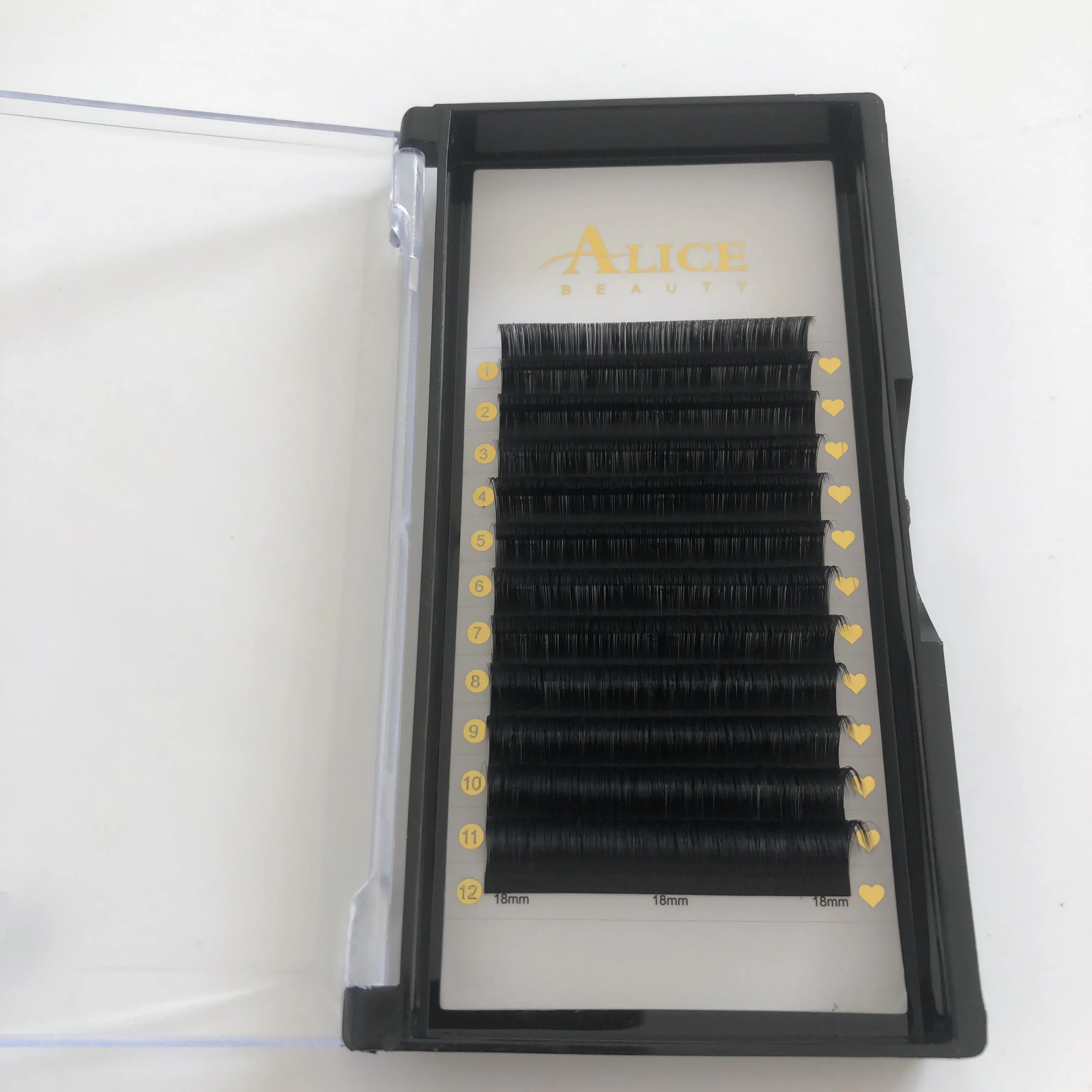 Free Sample lash trays wholesale C CC D DD matte lash extensions trays  your custom logo cashmere lash tray