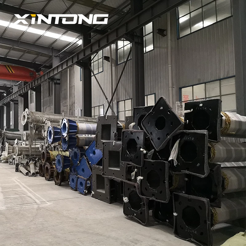 Производитель XINTONG двойной одиночный Кронштейн 7 м 8 9 10 оцинкованный уличный фонарный столб