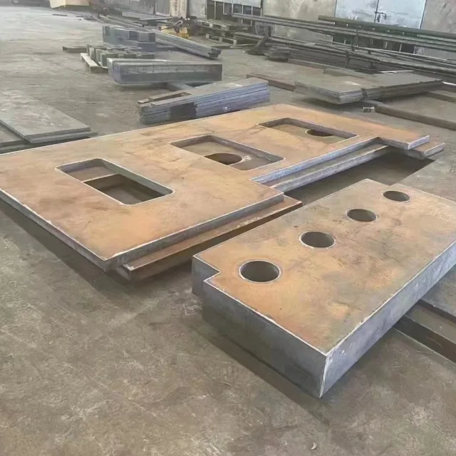 Steel plate sheet exothermic laser stamping and welding metal parts