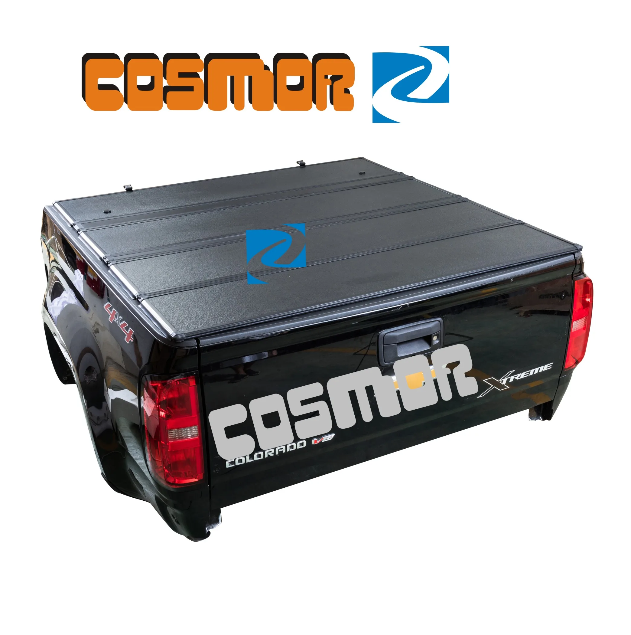 Quad Fold Aluminum tonneau cover for Ford Ranger Raptor F150 Hulux Tundra GMC Dodge RAM