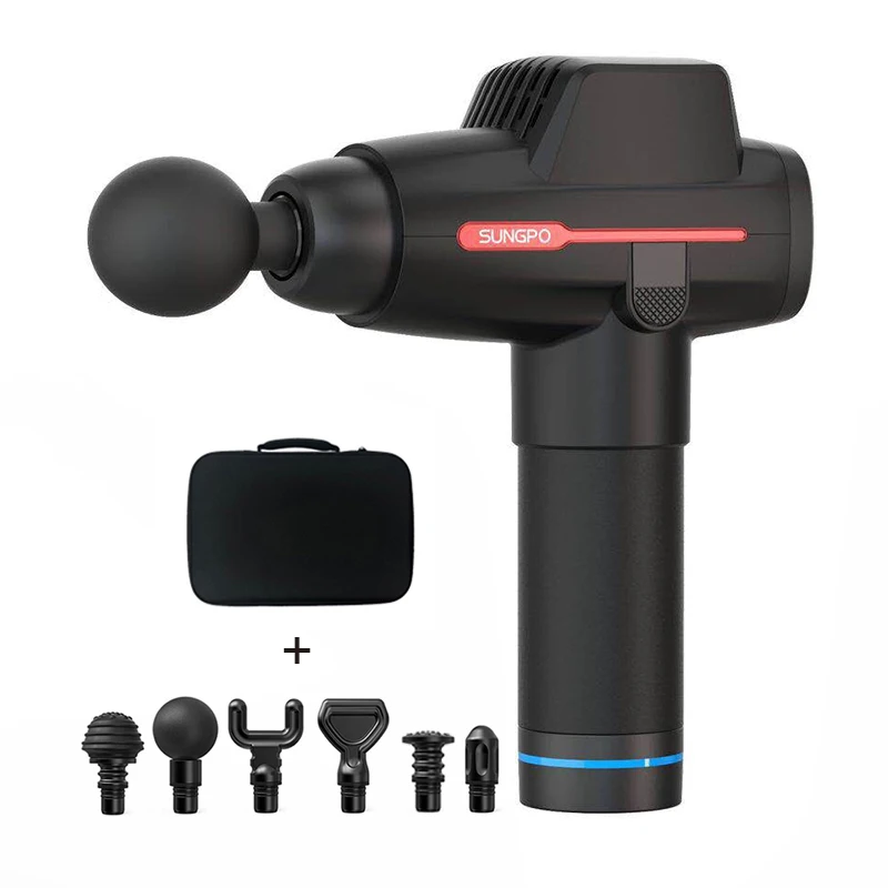 modern novel design handheld pistolet cordless muscle vibration massage gun for other camping & hiking products