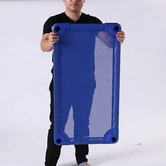 High quality kindergarten nap bed solid cot children sleeping single bed portable kids beds