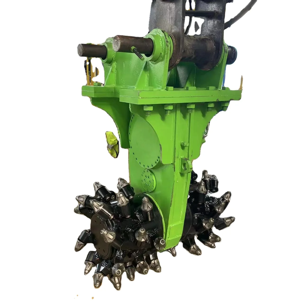 Hydraulic rotary rock drum cutter milling machine for tunnels