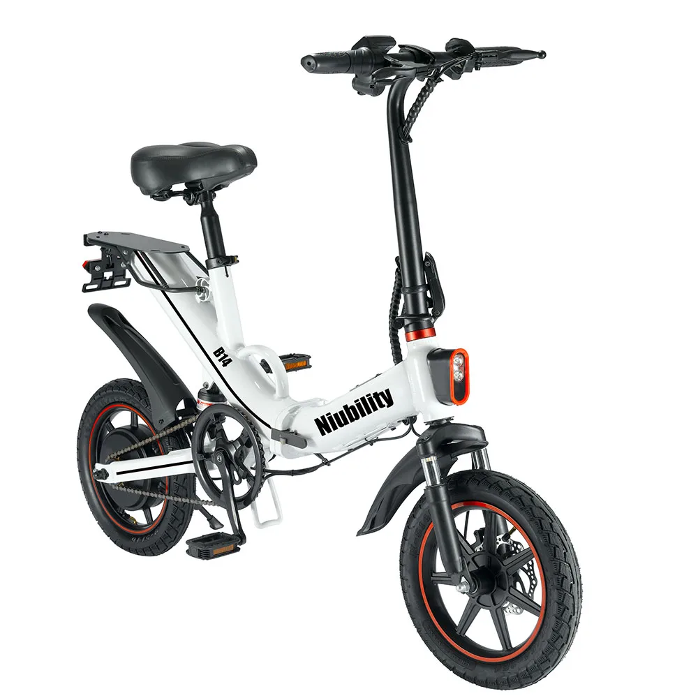 Drop shipping fast delivery within 2 days NIUBILITY B14 48v 350w bike lithium battery ebike 14 inch electric off road bicycle
